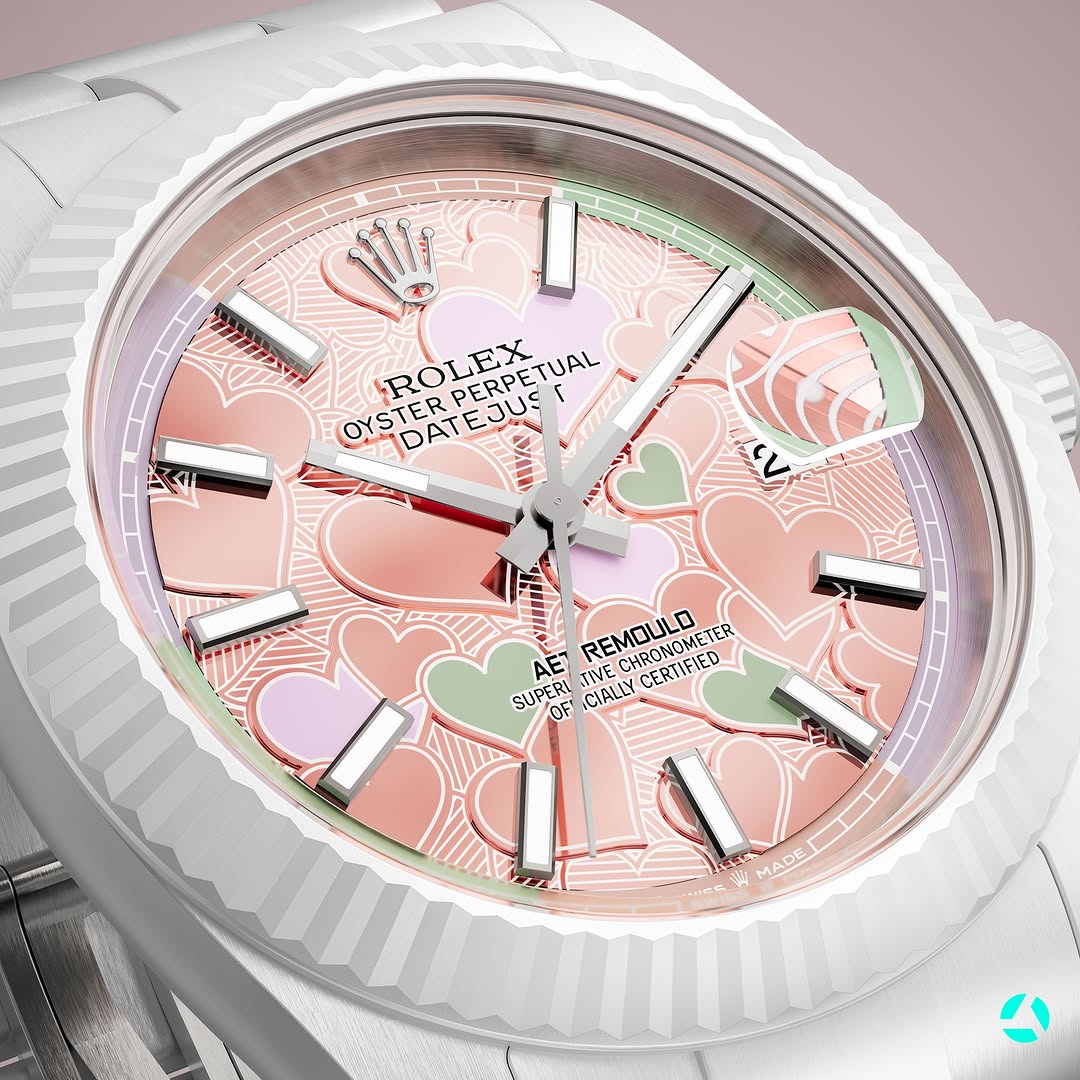 AET Remould Valentine Rolex Datejust Watch FLUTTER 勞力士日誌型 情人節手錶 | WORLDTIMER