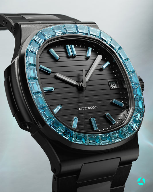 Blue Diamonds AET REMOULD Patek Philippe Nautilus Blue Realm 5711/111P | 藍色鑽石 百達翡麗Nautilus 5711/111P-001 | WORLDTIMER