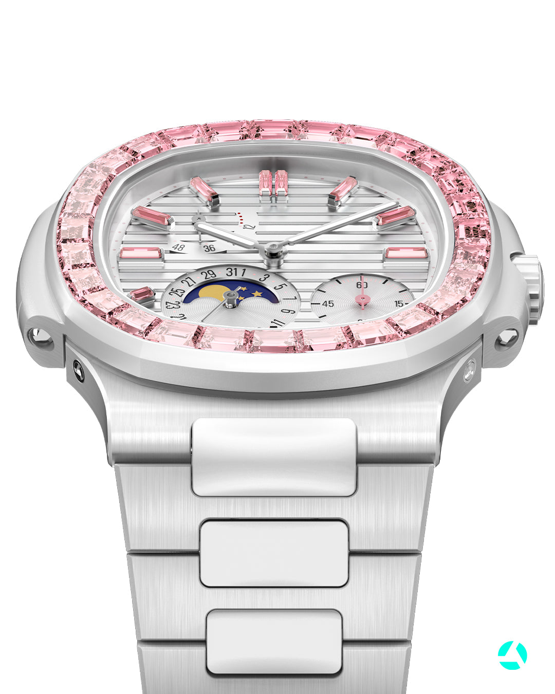 Patek Philippe 5712 AET Remould EOS 百達翡麗 粉紅寶石 鸚鵡螺5712 | WORLDTIMER