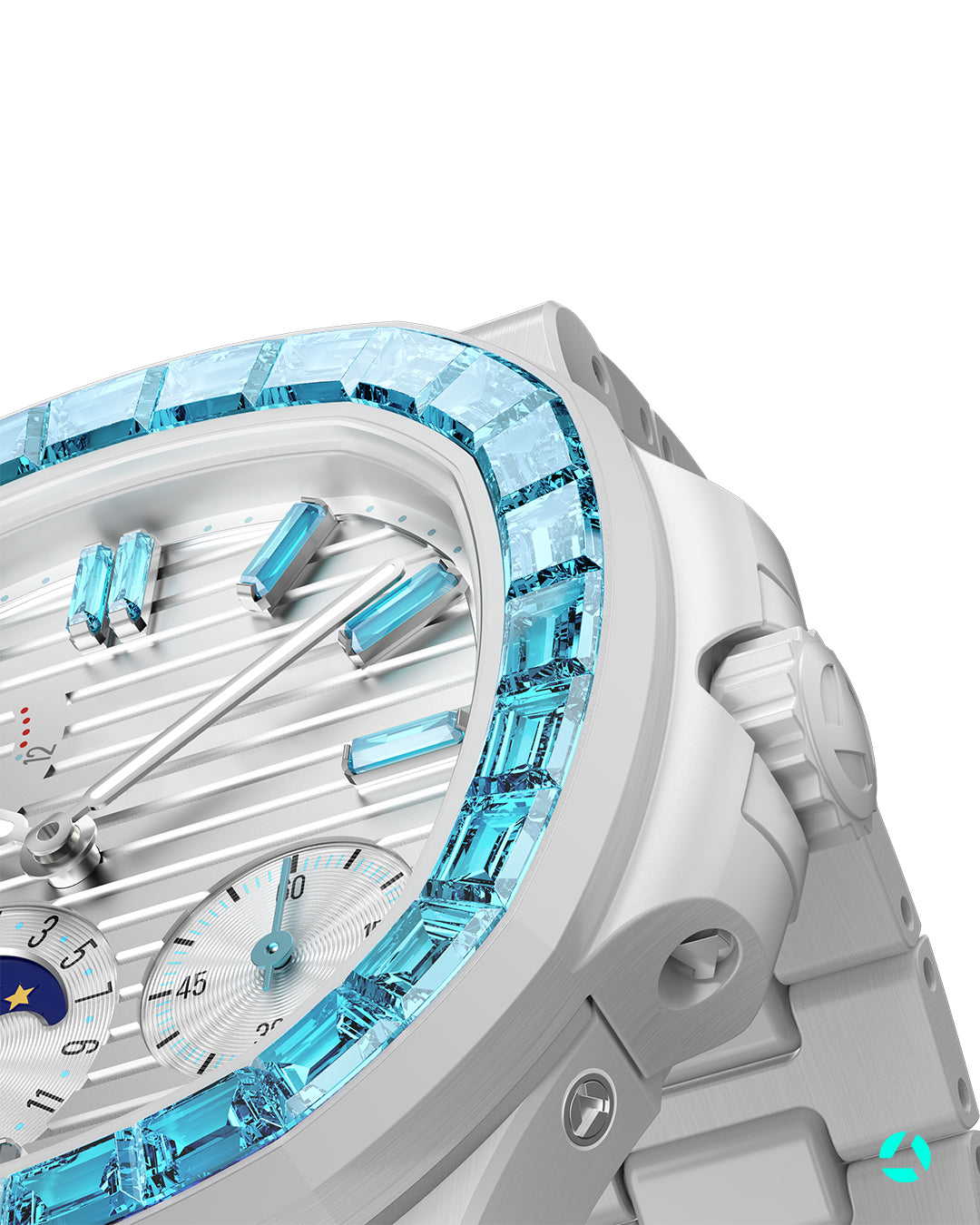 Patek Philippe Gemstone Nautilus 5712 AET Remould AETHER 百達翡麗鸚鵡螺 5712 海藍色寶石 AET Remould AETHER | WORLDTIMER