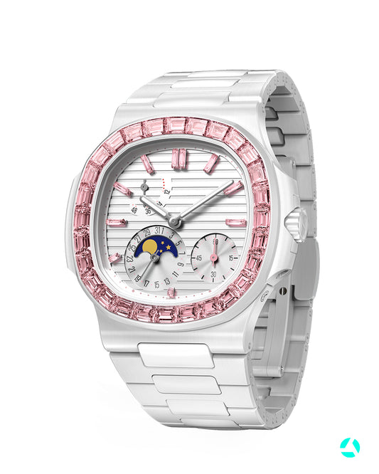 Patek Philippe 5712 AET Remould EOS 百達翡麗 粉紅寶石 鸚鵡螺5712 | WORLDTIMER