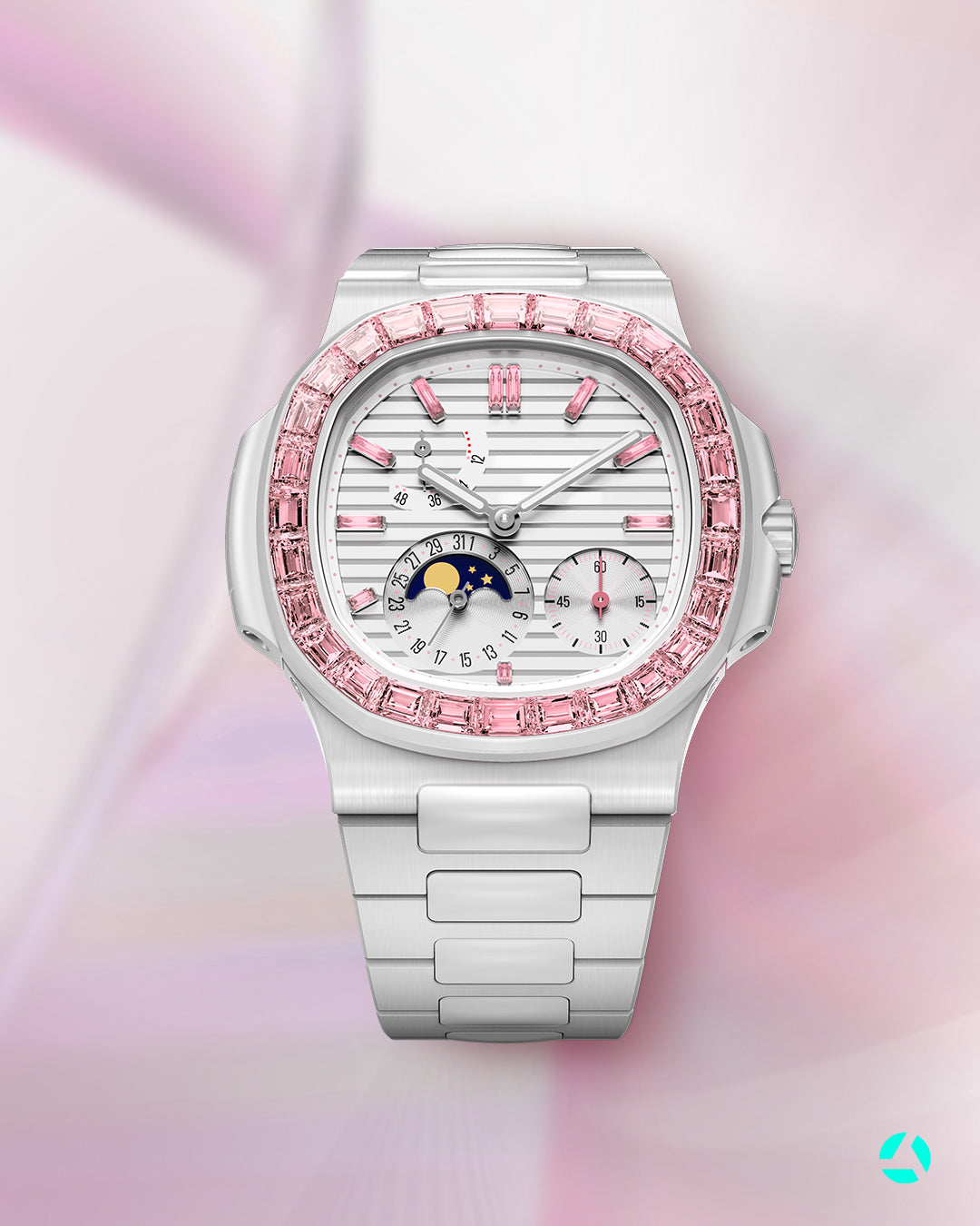 Patek Philippe 5712 AET Remould EOS 百達翡麗 粉紅寶石 鸚鵡螺5712 | WORLDTIMER