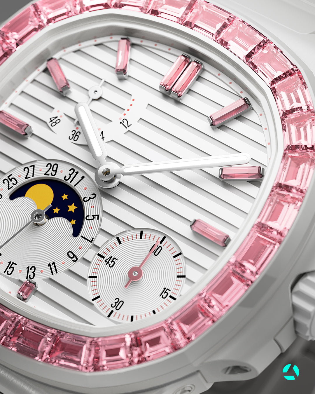 Patek Philippe 5712 AET Remould EOS 百達翡麗 粉紅寶石 鸚鵡螺5712 | WORLDTIMER