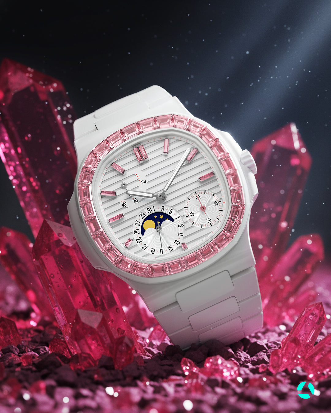 Patek Philippe 5712 AET Remould EOS 百達翡麗 粉紅寶石 鸚鵡螺5712 | WORLDTIMER