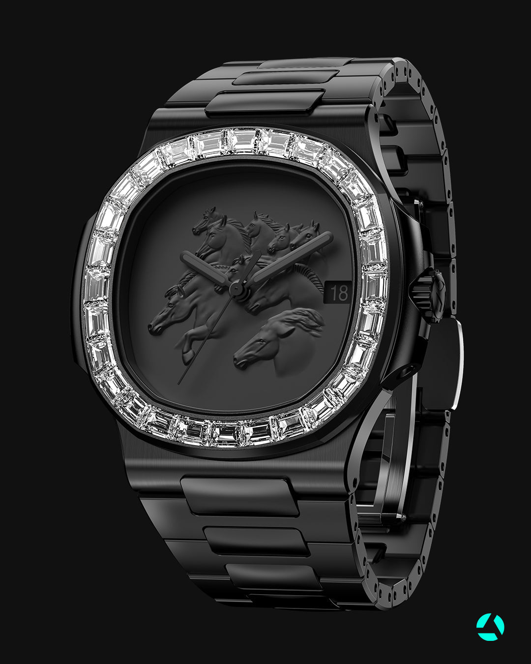 <tc>百達翡麗鸚鵡螺 5711 馬年訂製鑽石腕錶</tc>