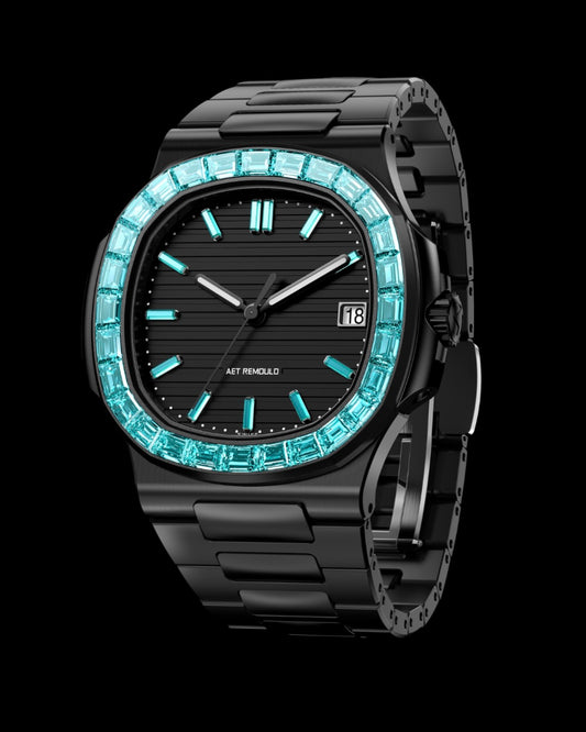Blue Diamonds AET REMOULD Patek Philippe Nautilus PARAIBA 5711/111P | 藍色鑽石 百達翡麗Nautilus 5711/111P-001 | WORLDTIMER