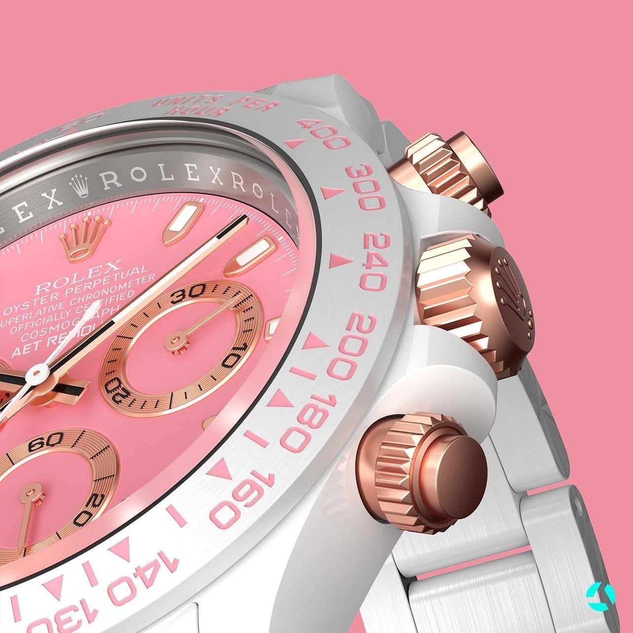 AET REMOULD Rolex Ceramic Daytona SAKURA | WORLDTIMER