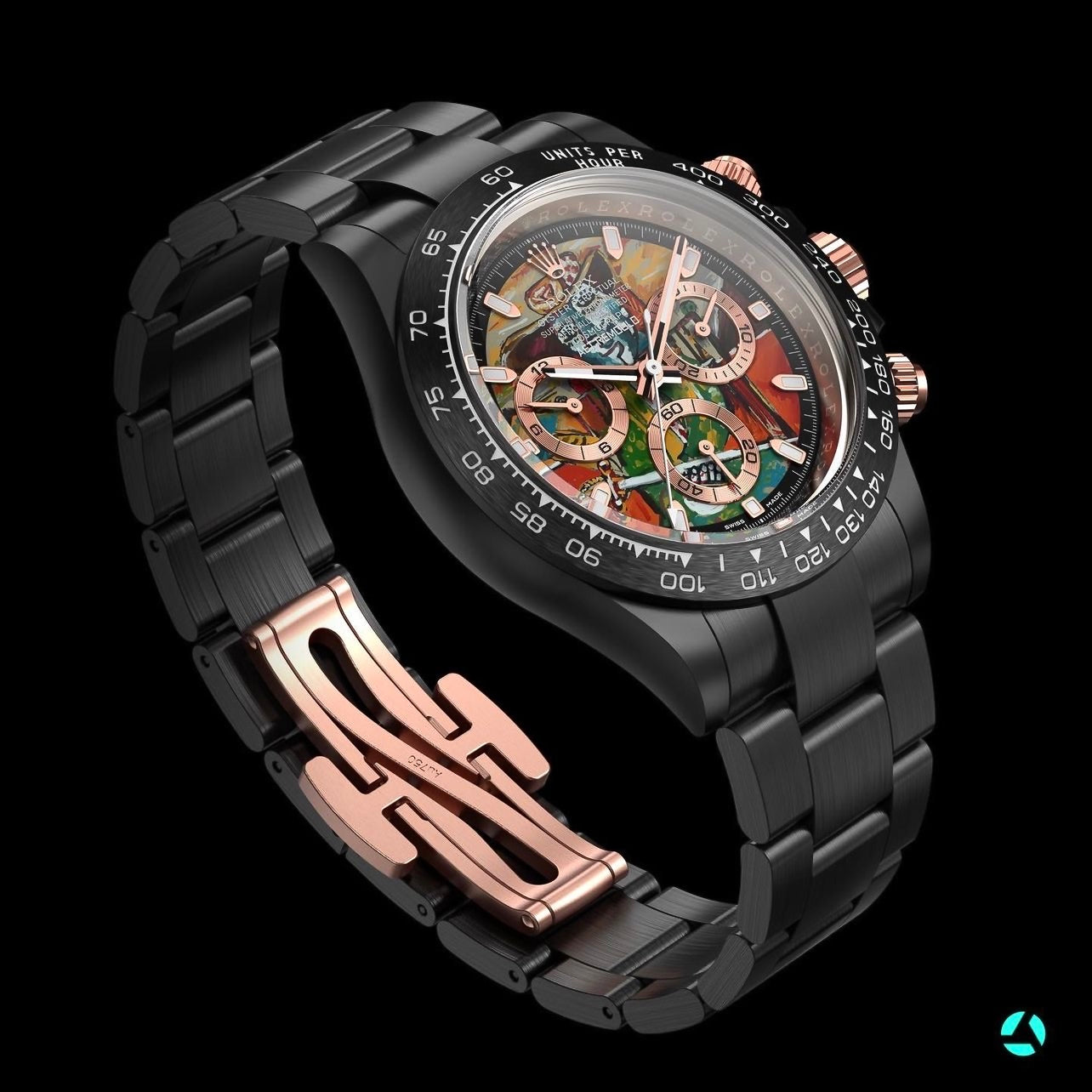 AET REMOULD Ceramic Rolex Daytona THE INJURED BULLFIGHTER | WORLDTIMER