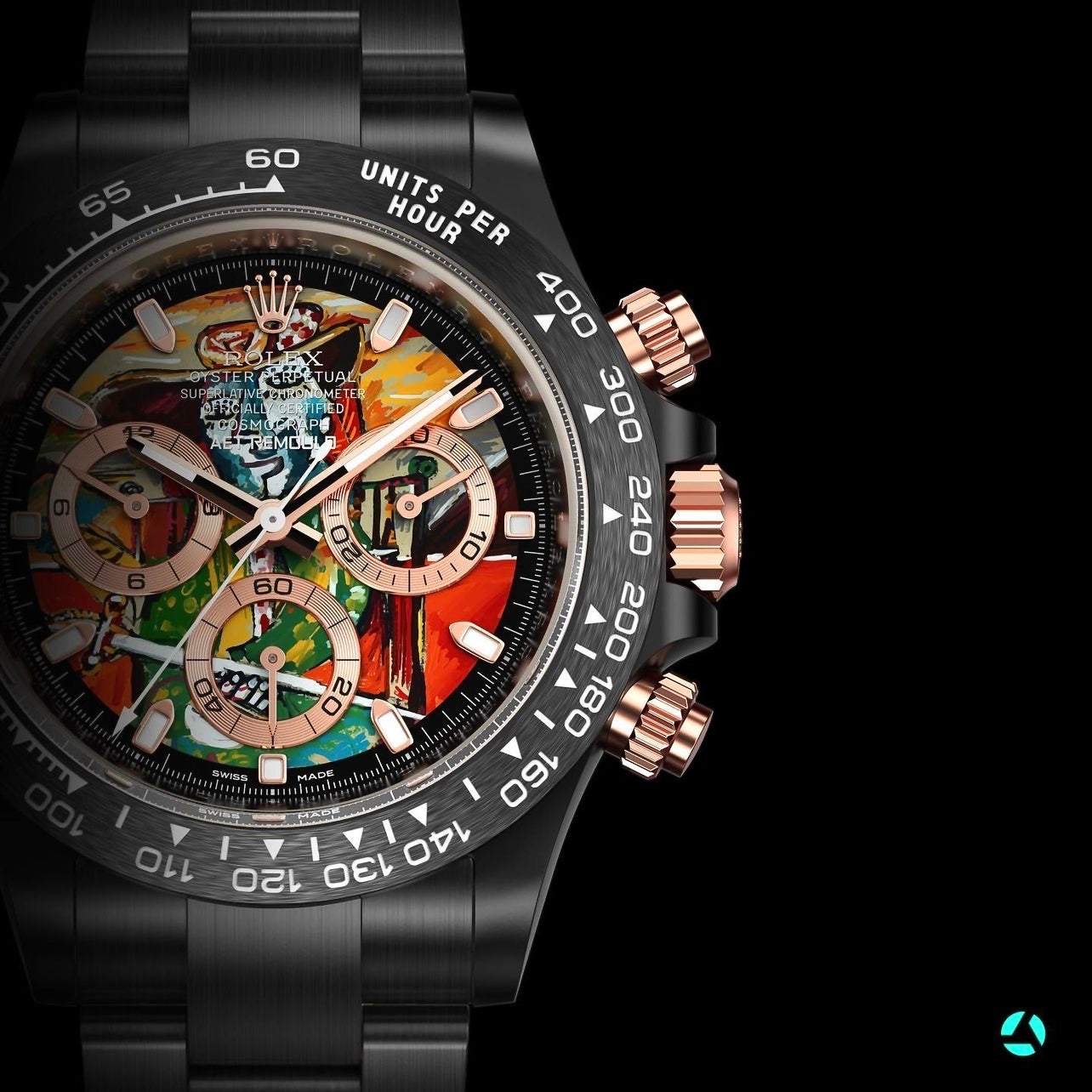 AET REMOULD Ceramic Rolex Daytona THE INJURED BULLFIGHTER | WORLDTIMER