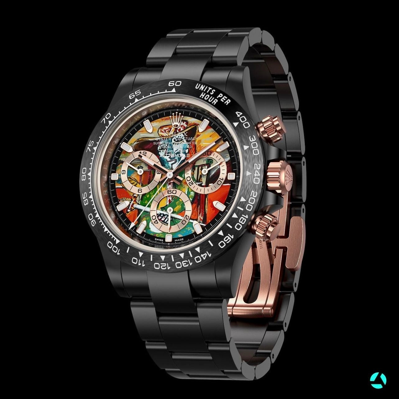 AET REMOULD Ceramic Rolex Daytona THE INJURED BULLFIGHTER | WORLDTIMER