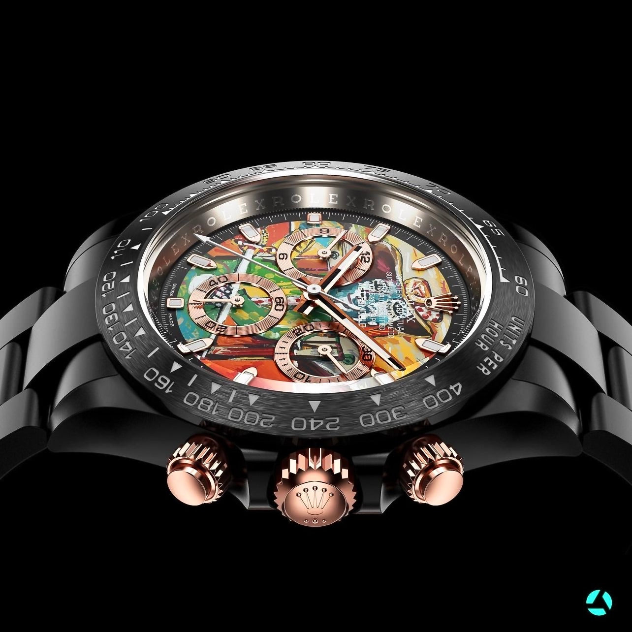 AET REMOULD Ceramic Rolex Daytona THE INJURED BULLFIGHTER | WORLDTIMER