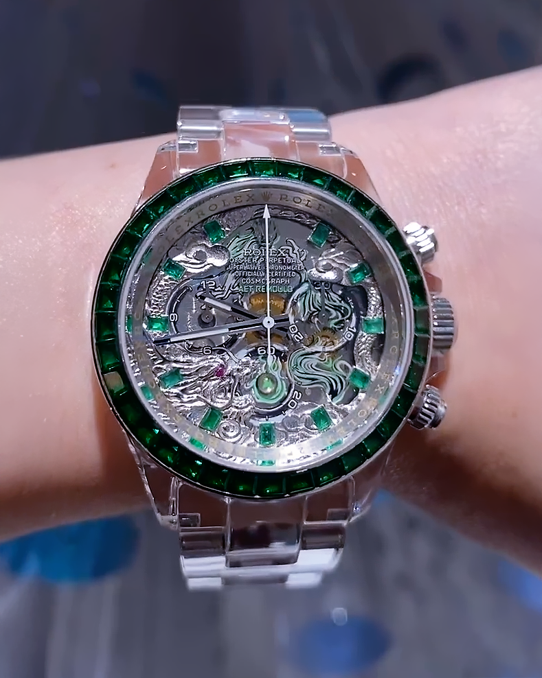 The Full Sapphire Rolex Daytona You Didn't Know About 全藍寶石水晶透明 勞力士地通拿 | WORLDTIMER