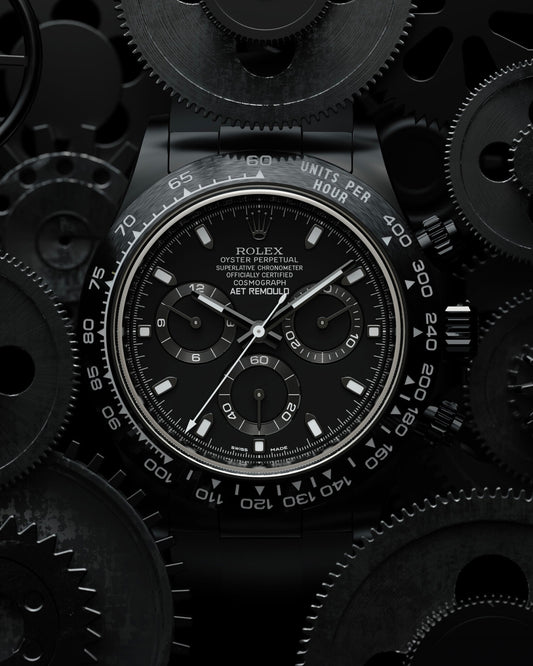 AET REMOULD Rolex ALL BLACK Daytona Ceramic 全黑勞力士地通拿 陶瓷手錶 | WORLDTIMER