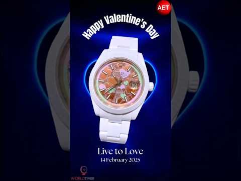 I Made a Custom Rolex Datejust for Valentine's Day 勞力士 日誌型 情人節手錶 | WORLDTIMER