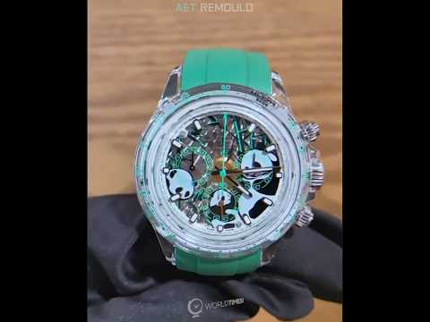 AET REMOULD Rolex Daytona Sapphire PANDA DIAL "CHINA EDITION" 中國熊貓勞力士 水晶地通拿 | WORLDTIMER