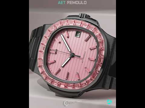 AET REMOULD Patek Philippe Nautilus ROSEFLARE Black 百達翡麗鸚鵡螺 全黑色陶瓷腕錶 | WORLDTIMER