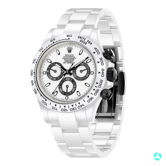 AET REMOULD Rolex Ceramic Daytona WHITE CLASSIC 勞力士地通拿 全陶瓷手錶 | WORLDTIMER