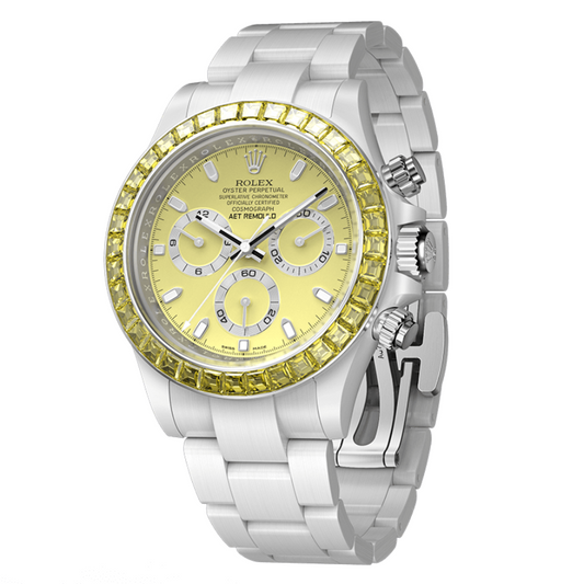 Rolex Daytona AET Remould YELLOW GEMSTONE CERAMIC 勞力士地通拿 全陶瓷手錶 | WORLDTIMER